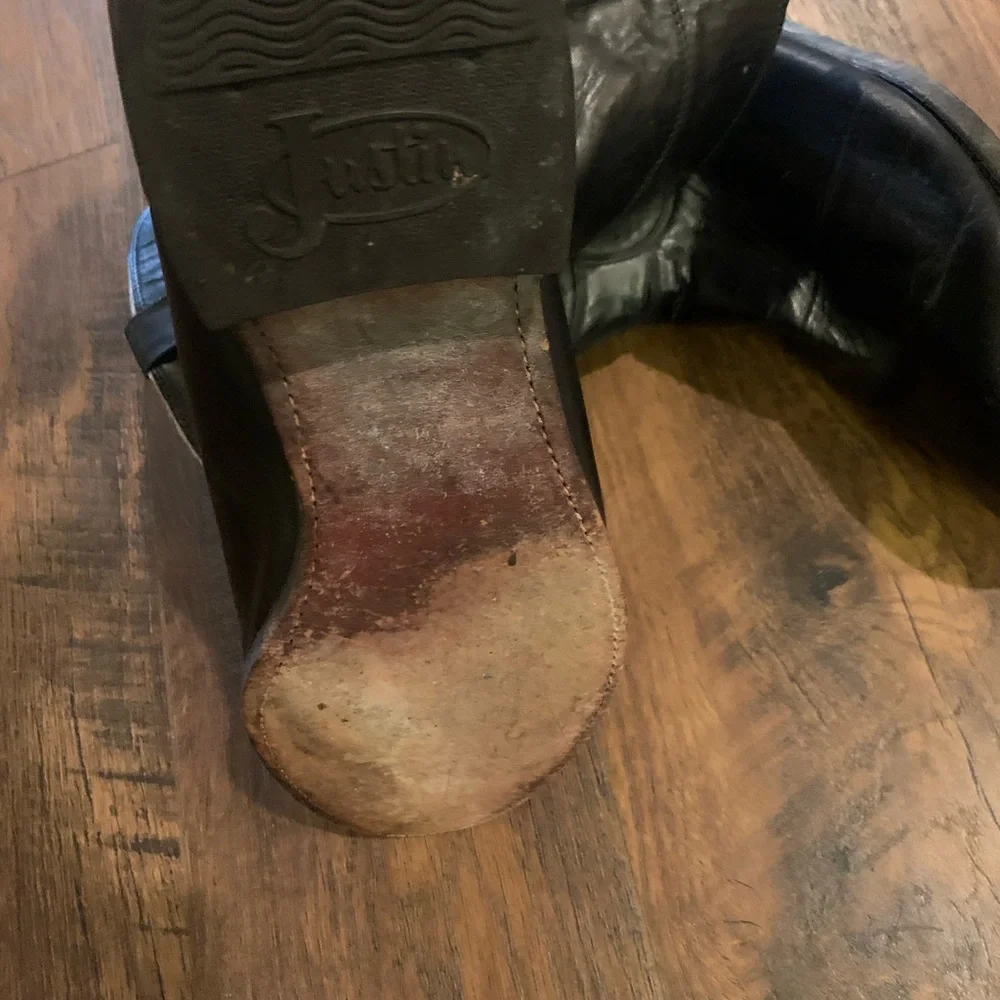 Justin Men’s Kipskin Roper Western Boots - Picture 9 of 14